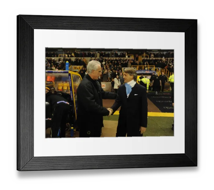 Framed Print : Mancini vs. McCarthy: Wolves vs. Manchester City - Barclays Premier League Showdown: A Clash of Coaches Framed Print : Mancini vs. McCarthy: Wolves vs. Manchester City - Barclays Premier League Showdown: A Clash of Coaches