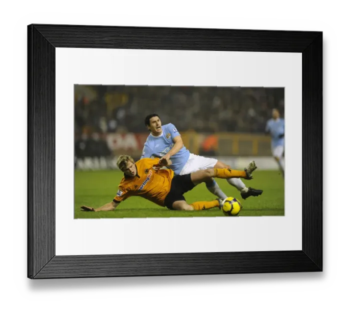 Framed Print : Stearman vs Barry: A Premier League Battle - Wolverhampton Wanderers vs Manchester City Framed Print : Stearman vs Barry: A Premier League Battle - Wolverhampton Wanderers vs Manchester City