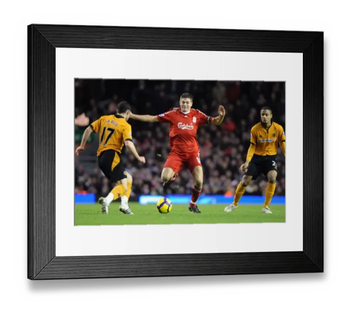 Framed Print : SOCCER - Barclays Premier League - Liverpool v Wolverhampton Wanderers Framed Print : SOCCER - Barclays Premier League - Liverpool v Wolverhampton Wanderers