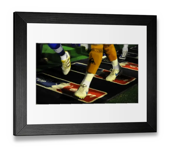 Framed Print : FA Cup Third Round: Wolverhampton Wanderers and Tranmere Rovers Team Entry on Carpeted Pitch Framed Print : FA Cup Third Round: Wolverhampton Wanderers and Tranmere Rovers Team Entry on Carpeted Pitch