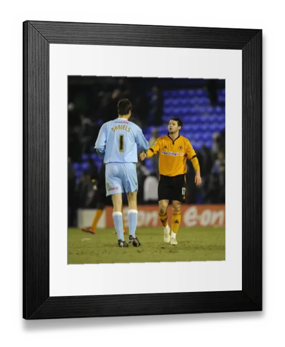 Framed Print : Matthew Jarvis Scores Game-Winning Goal: Wolverhampton Wanderers Advance in FA Cup Past Tranmere Rovers