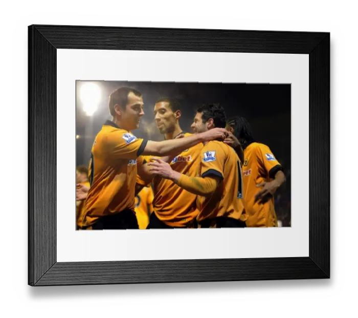 Framed Print : Matthew Jarvis Scores the Opener: Wolverhampton Wanderers Take Early Lead in FA Cup Against Tranmere Rovers
