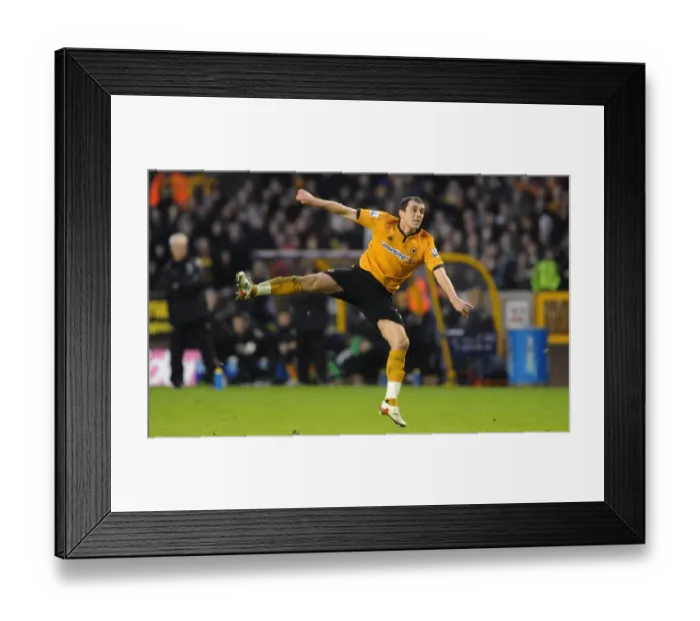 Framed Print : Nenad Milijas in Action: Wolverhampton Wanderers vs Wigan Athletic, Barclays Premier League Soccer Framed Print : Nenad Milijas in Action: Wolverhampton Wanderers vs Wigan Athletic, Barclays Premier League Soccer