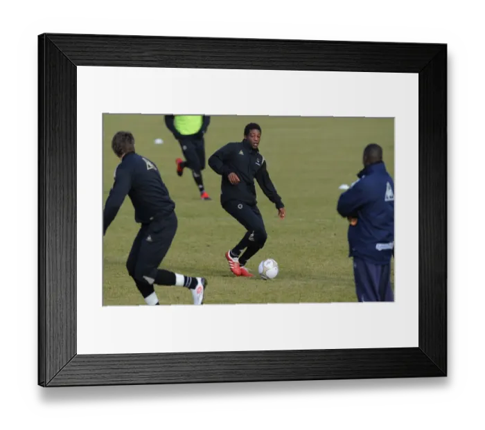 Framed Print : Wolverhampton Wanderers: New Arrival Geoffrey Mujangi Bia Joins Premier League Training Framed Print : Wolverhampton Wanderers: New Arrival Geoffrey Mujangi Bia Joins Premier League Training