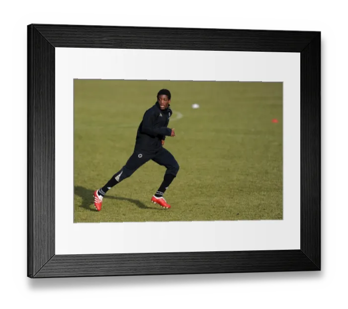 Framed Print : Wolverhampton Wanderers Welcome New Star Geoffrey Mujangi Bia to the Squad