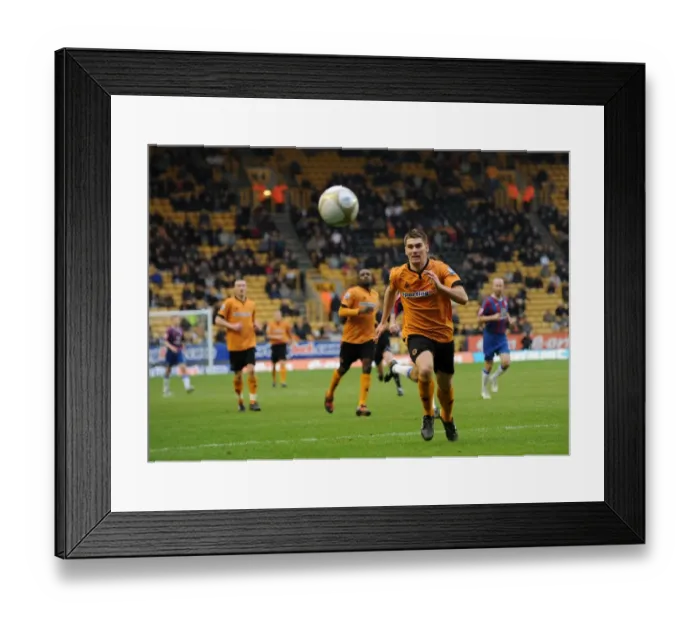 Framed Print : FA Cup Fourth Round Drama: Sam Vokes of Wolverhampton Wanderers vs Crystal Palace Framed Print : FA Cup Fourth Round Drama: Sam Vokes of Wolverhampton Wanderers vs Crystal Palace
