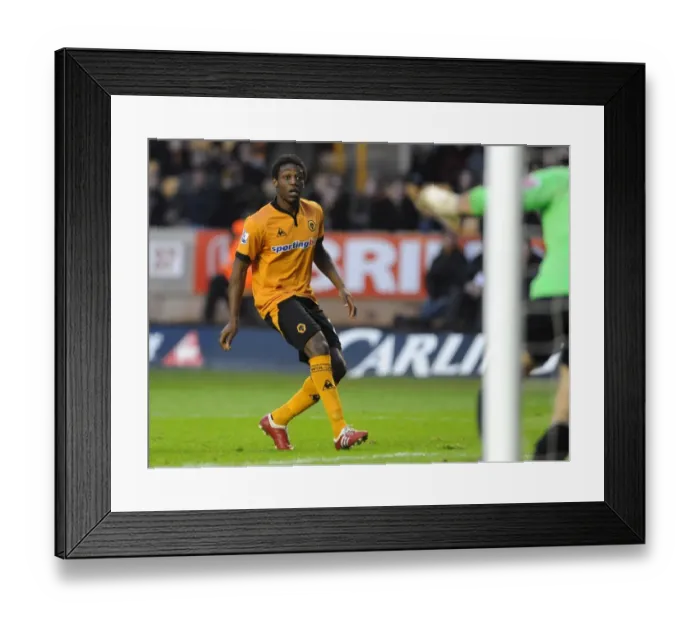 Framed Print : Wolverhampton Wanderers vs Crystal Palace: Mujangi Bia's FA Cup Fourth Round Battle Framed Print : Wolverhampton Wanderers vs Crystal Palace: Mujangi Bia's FA Cup Fourth Round Battle