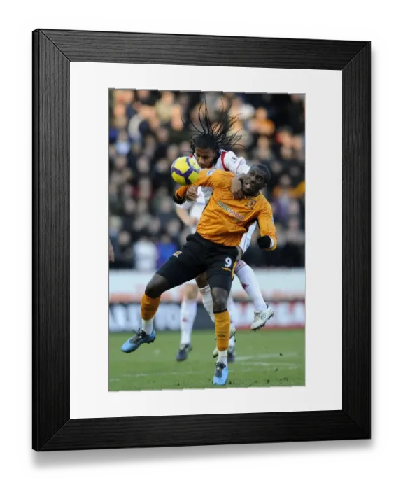 Framed Print : Clash of Titans: Altidore vs. Mancienne - Hull v Wolves, Premier League Showdown Framed Print : Clash of Titans: Altidore vs. Mancienne - Hull v Wolves, Premier League Showdown