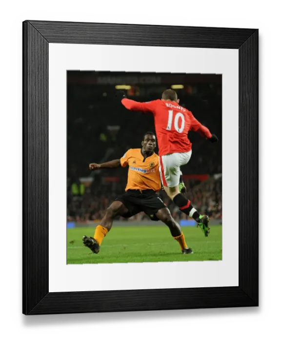 Framed Print : Rooney vs. Castillo: A Premier League Showdown - Manchester United vs. Wolverhampton Wanderers Framed Print : Rooney vs. Castillo: A Premier League Showdown - Manchester United vs. Wolverhampton Wanderers