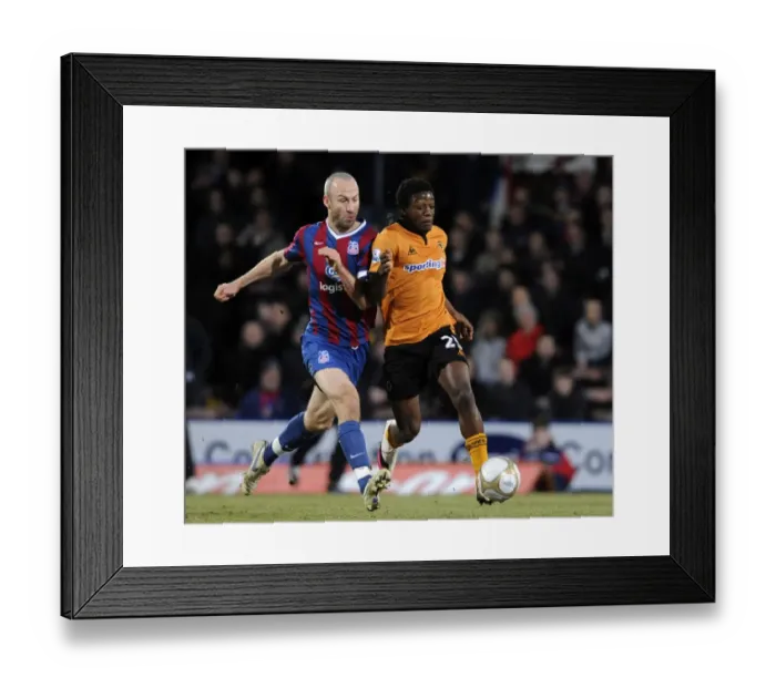 Framed Print : Mujangi Bia vs Derry: A FA Cup Fourth Round Replay Battle between Wolverhampton Wanderers and Crystal Palace Framed Print : Mujangi Bia vs Derry: A FA Cup Fourth Round Replay Battle between Wolverhampton Wanderers and Crystal Palace