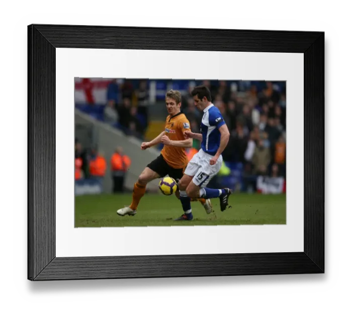 Framed Print : SOCCER - Barclays Premier League - Birmingham City v Wolverhampton Wanderers