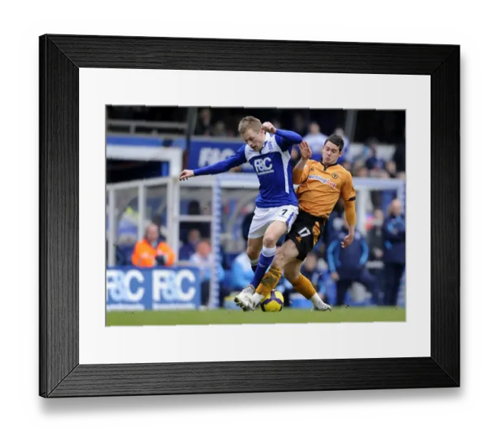 Framed Print : Clash of the Midlands: Premier League Showdown - Larsson vs. Jarvis: A Battle of Birmingham and Wolves