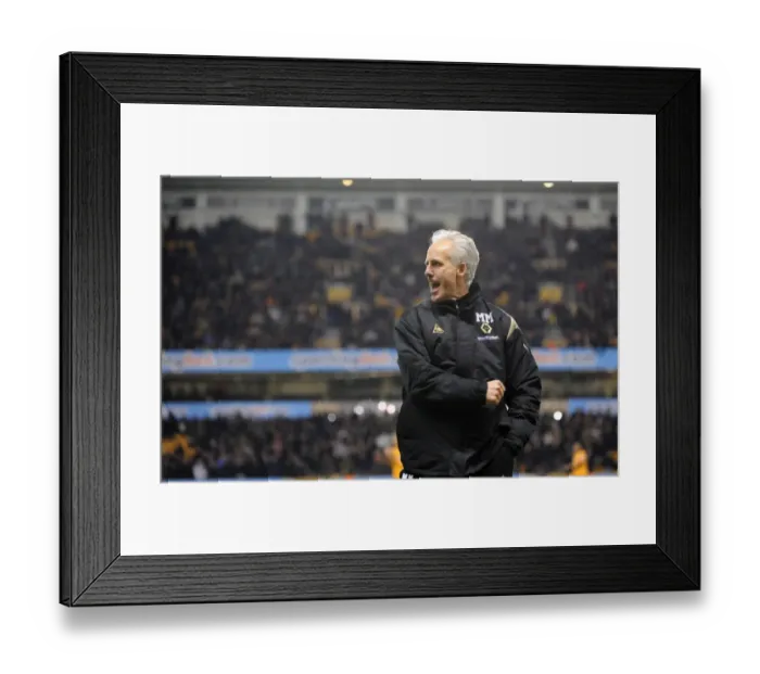 Framed Print : Mick McCarthy's Triumph: Wolverhampton Wanderers Defeat Tottenham Hotspur in Barclays Premier League