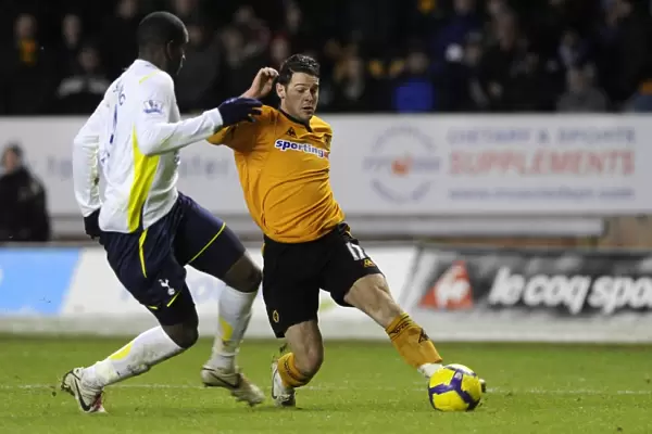 Matt Jarvis vs. Sebastien Bassong: A Premier League Showdown at Wolverhampton Wanderers vs. Tottenham Hotspur
