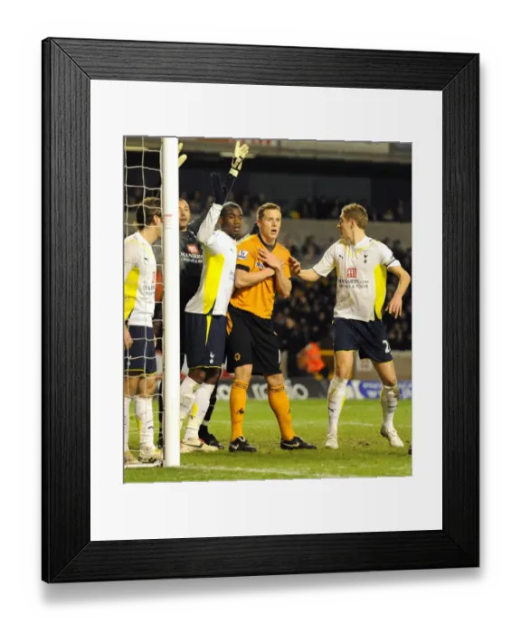 Framed Print : Christophe Berra in Action: Wolves vs. Tottenham Premier League Showdown Framed Print : Christophe Berra in Action: Wolves vs. Tottenham Premier League Showdown