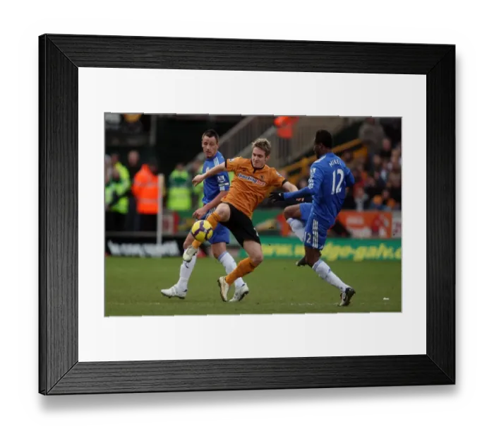 Framed Print : Kevin Doyle's Pivotal Interception: A Tactical Masterclass at Wolverhampton Wanderers vs Chelsea