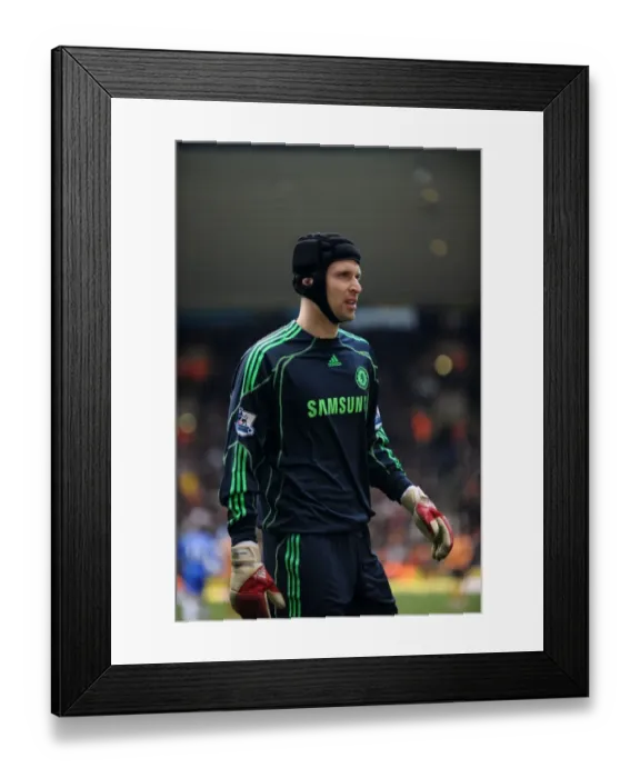 Framed Print : Petr Cech's Determination: Wolverhampton Wanderers vs Chelsea - A Barclays Premier League Showdown Framed Print : Petr Cech's Determination: Wolverhampton Wanderers vs Chelsea - A Barclays Premier League Showdown