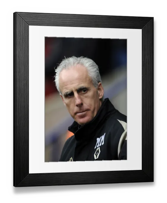 Framed Print : Mick McCarthy Leads Wolverhampton Wanderers Against Bolton Wanderers in the Barclays Premier League
