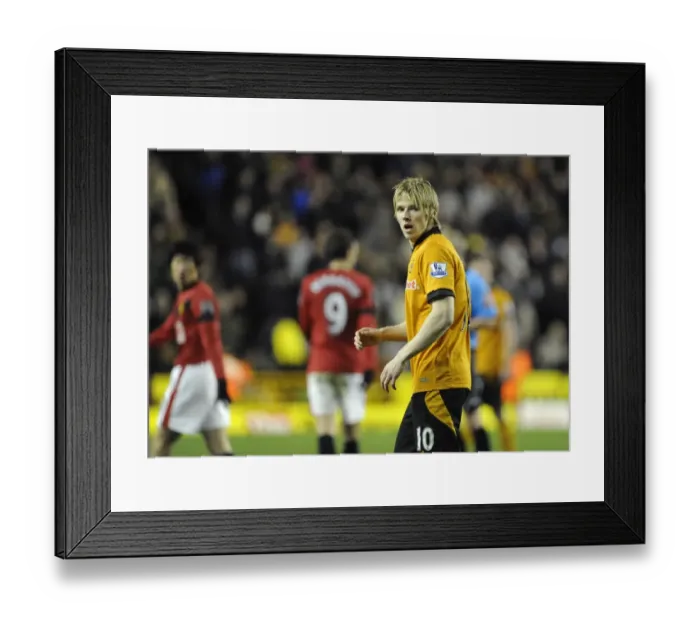 Framed Print : Andy Keogh in Action: Wolverhampton Wanderers vs Manchester United - Barclays Premier League (2010) Framed Print : Andy Keogh in Action: Wolverhampton Wanderers vs Manchester United - Barclays Premier League (2010)