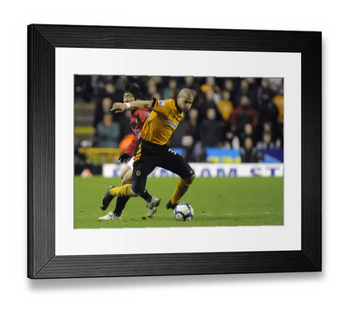 Framed Print : Midfield Battle: Guedioura vs Park - Wolverhampton Wanderers vs Manchester United (2010) Framed Print : Midfield Battle: Guedioura vs Park - Wolverhampton Wanderers vs Manchester United (2010)