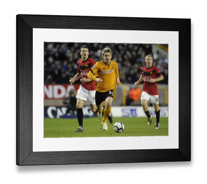 Framed Print : Kevin Doyle's Thrilling Action: Wolverhampton Wanderers vs Manchester United (Premier League Clash, 2010) Framed Print : Kevin Doyle's Thrilling Action: Wolverhampton Wanderers vs Manchester United (Premier League Clash, 2010)