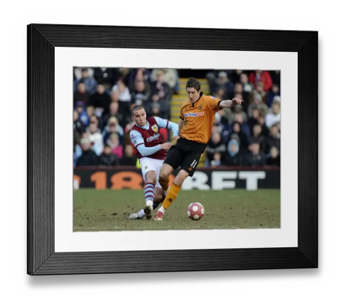 Framed Print : SOCCER - Barclays Premier League - Burnley v Wolverhampton Wanderers