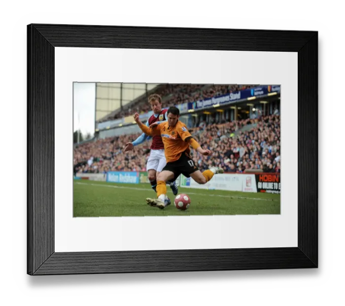 Framed Print : SOCCER - Barclays Premier League - Burnley v Wolverhampton Wanderers Framed Print : SOCCER - Barclays Premier League - Burnley v Wolverhampton Wanderers