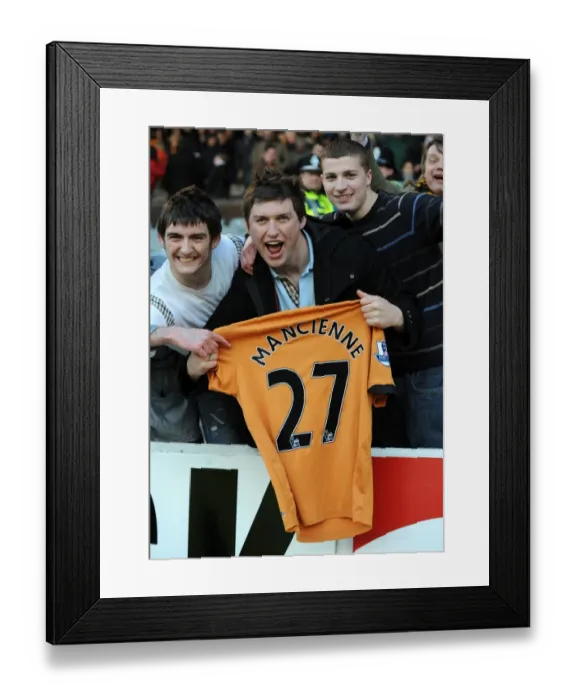 Framed Print : Wolverhampton Wanderers: Euphoric Fans Celebrate Victory Over Burnley (BPL) Framed Print : Wolverhampton Wanderers: Euphoric Fans Celebrate Victory Over Burnley (BPL)