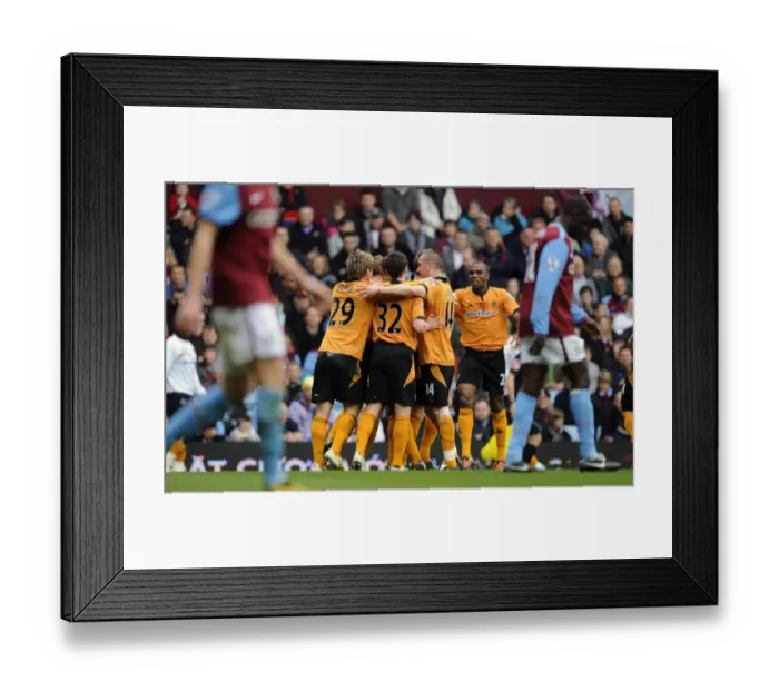 Framed Print : Jody Craddock's Game-Changing Equalizer: Aston Villa vs. Wolverhampton Wanderers in Barclays Premier League Framed Print : Jody Craddock's Game-Changing Equalizer: Aston Villa vs. Wolverhampton Wanderers in Barclays Premier League