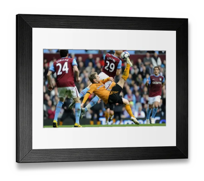 Framed Print : Collins vs. Doyle: A Football Rivalry in the Barclays Premier League - Aston Villa vs. Wolverhampton Wanderers Framed Print : Collins vs. Doyle: A Football Rivalry in the Barclays Premier League - Aston Villa vs. Wolverhampton Wanderers