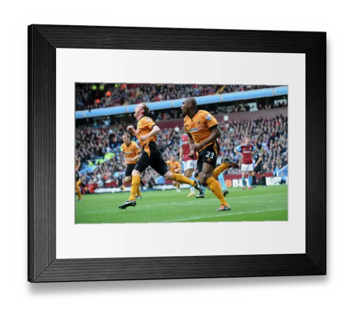 Framed Print : Soccer - Barclays Premier League - Aston Villa v Wolverhampton Wanderers Framed Print : Soccer - Barclays Premier League - Aston Villa v Wolverhampton Wanderers