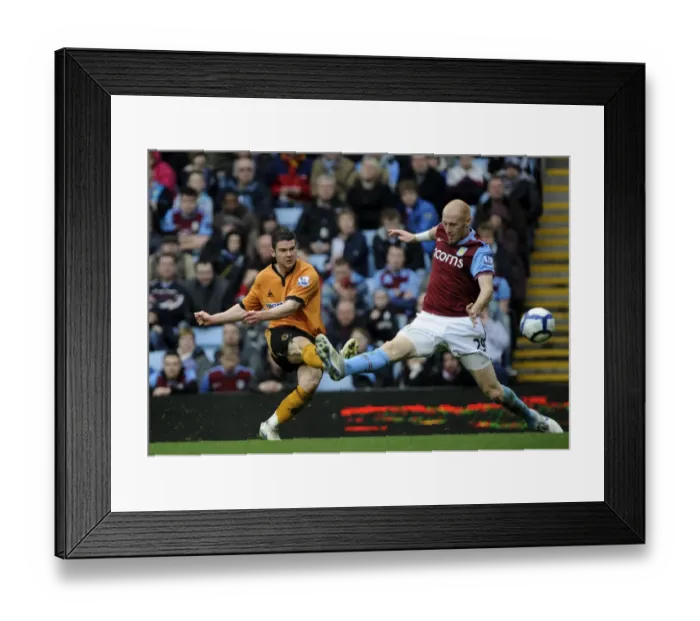 Framed Print : Matt Jarvis Scores the Game-Winning Goal Past James Collins: Aston Villa vs. Wolverhampton Wanderers, Barclays Premier League Framed Print : Matt Jarvis Scores the Game-Winning Goal Past James Collins: Aston Villa vs. Wolverhampton Wanderers, Barclays Premier League