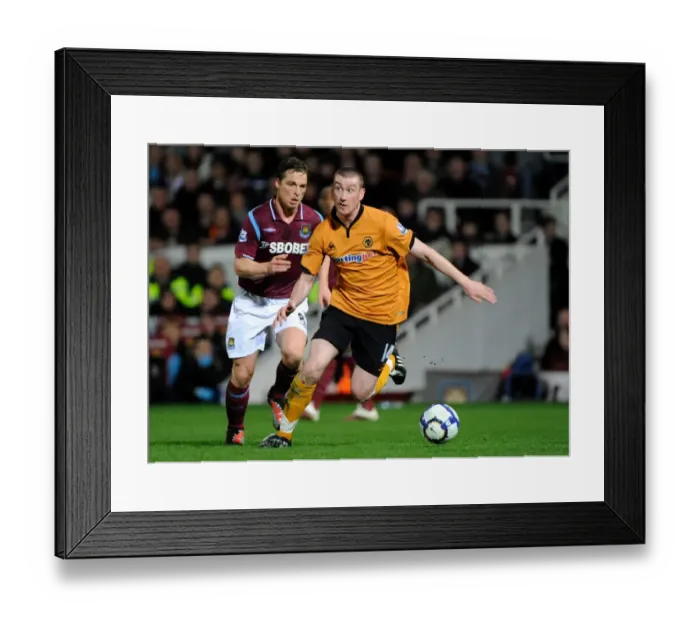 Framed Print : Midfield Showdown: Jones vs Parker - Wolverhampton Wanderers vs West Ham United