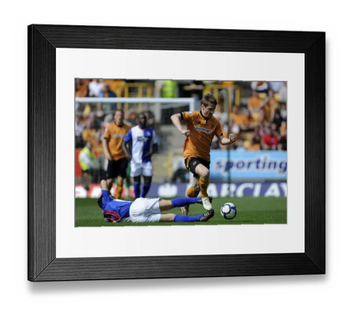 Framed Print : Wolverhampton Wanderers vs. Blackburn Rovers: A Premier League Battle - Doyle vs. Basturk Framed Print : Wolverhampton Wanderers vs. Blackburn Rovers: A Premier League Battle - Doyle vs. Basturk