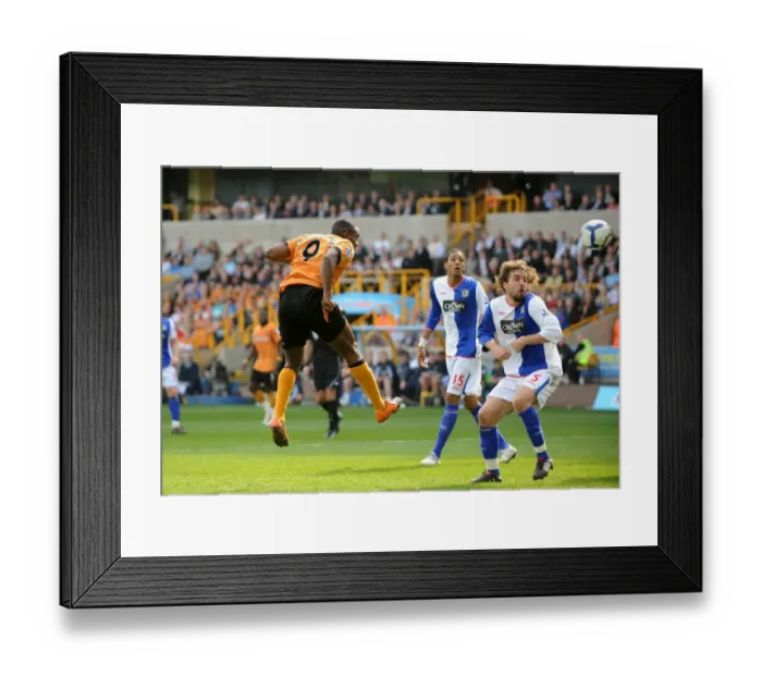 Framed Print : Sylvan Ebanks-Blake's Equalizing Goal: Wolves vs. Blackburn Rovers, Barclays Premier League Framed Print : Sylvan Ebanks-Blake's Equalizing Goal: Wolves vs. Blackburn Rovers, Barclays Premier League