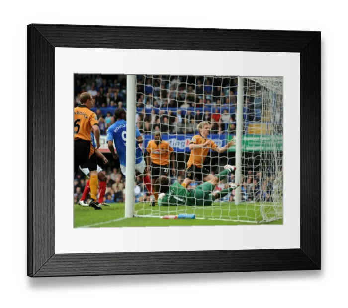 Framed Print : Kevin Doyle's Dramatic Equalizer: Wolverhampton Wanderers vs. Portsmouth in the Barclays Premier League Framed Print : Kevin Doyle's Dramatic Equalizer: Wolverhampton Wanderers vs. Portsmouth in the Barclays Premier League