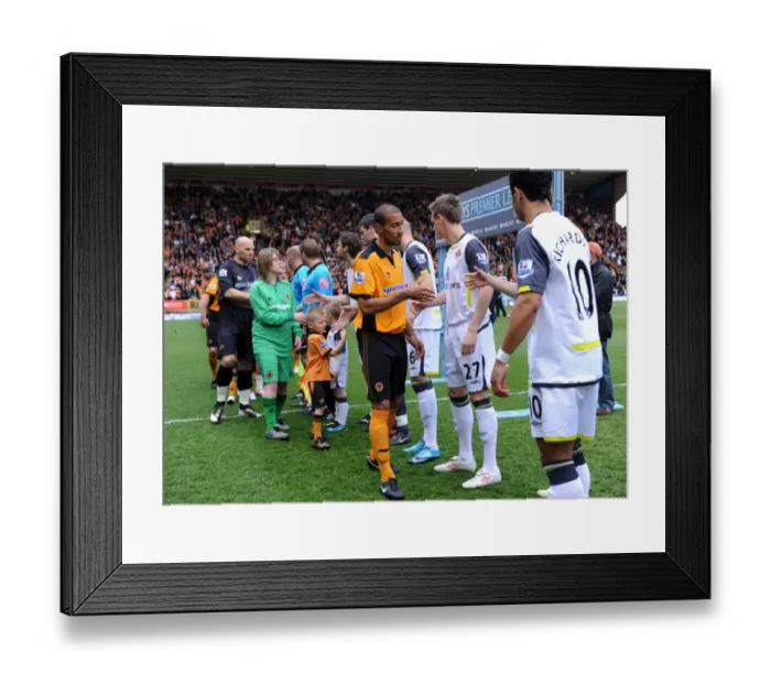 Framed Print : Wolves vs Sunderland: Mascot Showdown - Barclays Premier League Framed Print : Wolves vs Sunderland: Mascot Showdown - Barclays Premier League