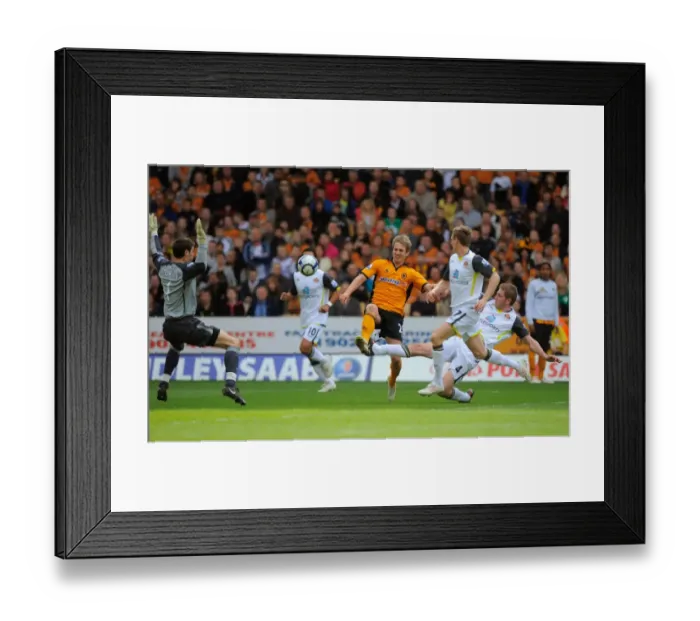 Framed Print : Kevin Doyle's Dramatic Near-Goal: Wolverhampton Wanderers vs Sunderland, Premier League Soccer Framed Print : Kevin Doyle's Dramatic Near-Goal: Wolverhampton Wanderers vs Sunderland, Premier League Soccer