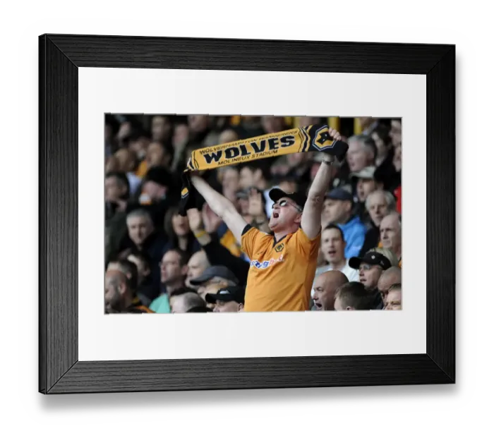 Framed Print : Wolverhampton Wanderers: Triumphant Full-Time Moment with Adoring Fans - Barclays Premier League: Wolves vs. Sunderland Framed Print : Wolverhampton Wanderers: Triumphant Full-Time Moment with Adoring Fans - Barclays Premier League: Wolves vs. Sunderland