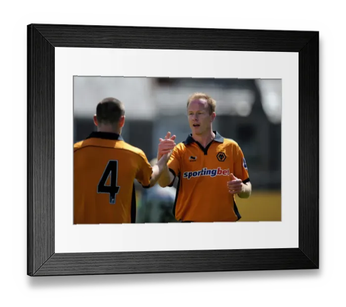 Framed Print : Wolverhampton Wanderers Jody Craddock Scores the Opener in Pre-Season Friendly against Bohemian FC in Ireland Framed Print : Wolverhampton Wanderers Jody Craddock Scores the Opener in Pre-Season Friendly against Bohemian FC in Ireland