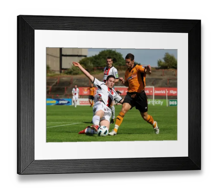 Framed Print : SOCCER - Pre season tour of Ireland - Pre Season Friendly Match - Bohemian v Wolverhampton Wanderers Framed Print : SOCCER - Pre season tour of Ireland - Pre Season Friendly Match - Bohemian v Wolverhampton Wanderers