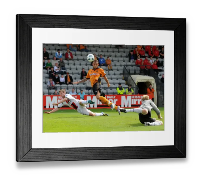 Framed Print : Wolverhampton Wanderers vs. Bohemians: Stephen Fletcher Leads Pre-Season Friendly Match in Ireland