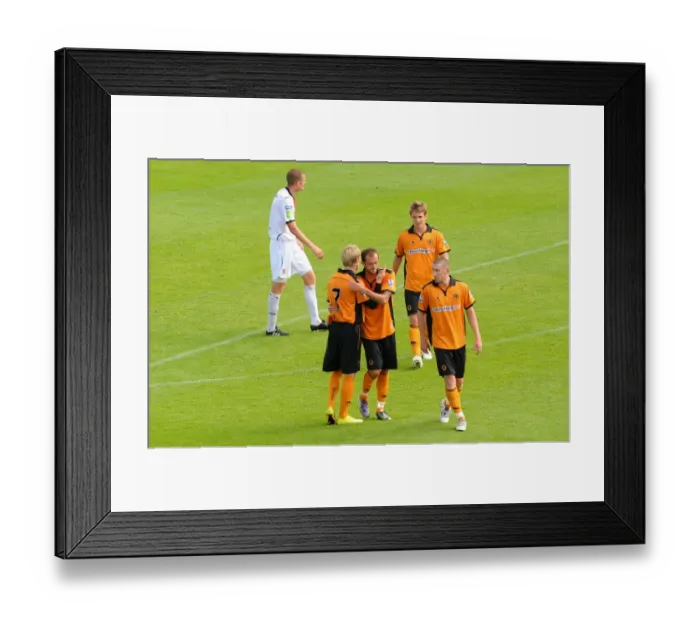 Framed Print : Stephen Fletcher Scores the Second Goal: Wolverhampton Wanderers Lead 2-0 against Bohemians in Pre-Season Friendly Framed Print : Stephen Fletcher Scores the Second Goal: Wolverhampton Wanderers Lead 2-0 against Bohemians in Pre-Season Friendly