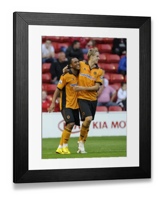 Framed Print : SOCCER - Pre-Season Friendly - Walsall v Wolverhampton Wanderers Framed Print : SOCCER - Pre-Season Friendly - Walsall v Wolverhampton Wanderers