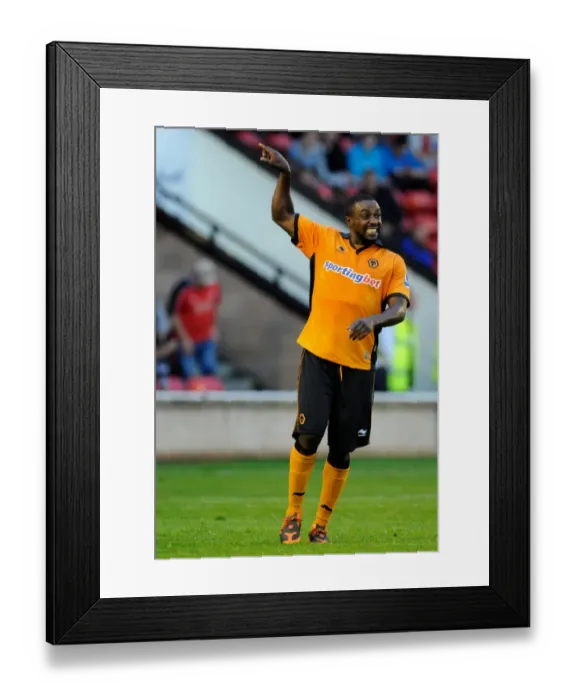 Framed Print : Sylvan Ebanks-Blake in Action: Wolverhampton Wanderers vs. Walsall (Friendly) Framed Print : Sylvan Ebanks-Blake in Action: Wolverhampton Wanderers vs. Walsall (Friendly)