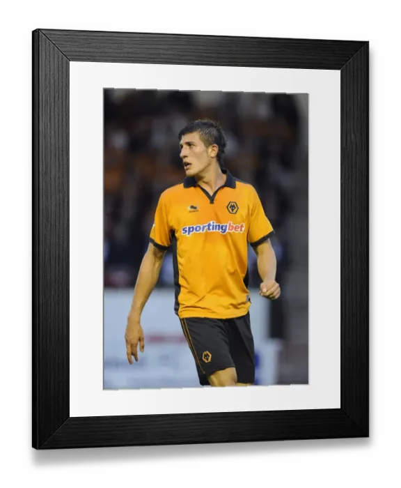 Framed Print : Wolverhampton Wanderers Danny Batth in Action during Pre-Season Friendly against Walsall Framed Print : Wolverhampton Wanderers Danny Batth in Action during Pre-Season Friendly against Walsall