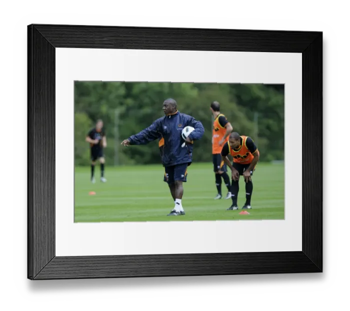 Framed Print : Wolverhampton Wanderers: Assistant Manager Terry Connor Leads Pre-Season Training in Ireland