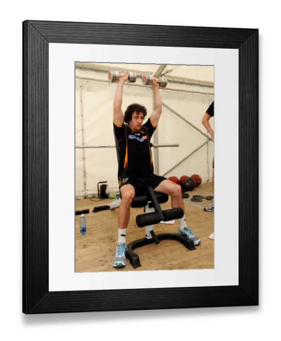 Framed Print : Wolverhampton Wanderers: Intense Weights Training during Pre-Season in Ireland Framed Print : Wolverhampton Wanderers: Intense Weights Training during Pre-Season in Ireland