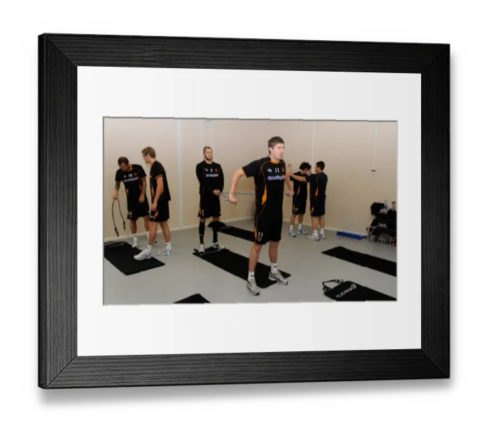 Framed Print : Wolverhampton Wanderers: Stephen Ward's Weight Training during Pre-Season in Ireland Framed Print : Wolverhampton Wanderers: Stephen Ward's Weight Training during Pre-Season in Ireland