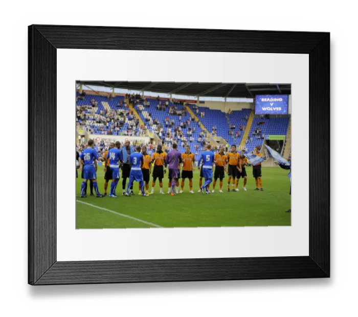 Framed Print : Soccer - Pre-Season Friendly - Reading v Wolverhampton Wanderers Framed Print : Soccer - Pre-Season Friendly - Reading v Wolverhampton Wanderers